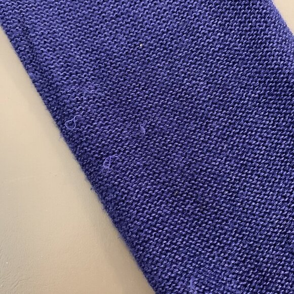 Chicos Womens 1 M Cardigan Sweater Open Front Spring Casual Office Blue Rayon - Picture 7 of 12